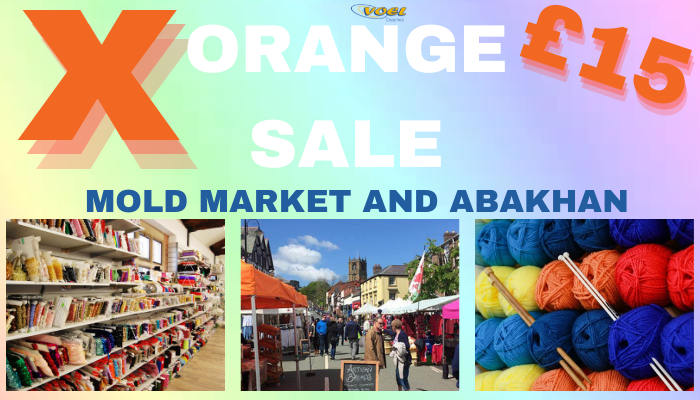 Mold Market and Abakhan ORANGE X SALE