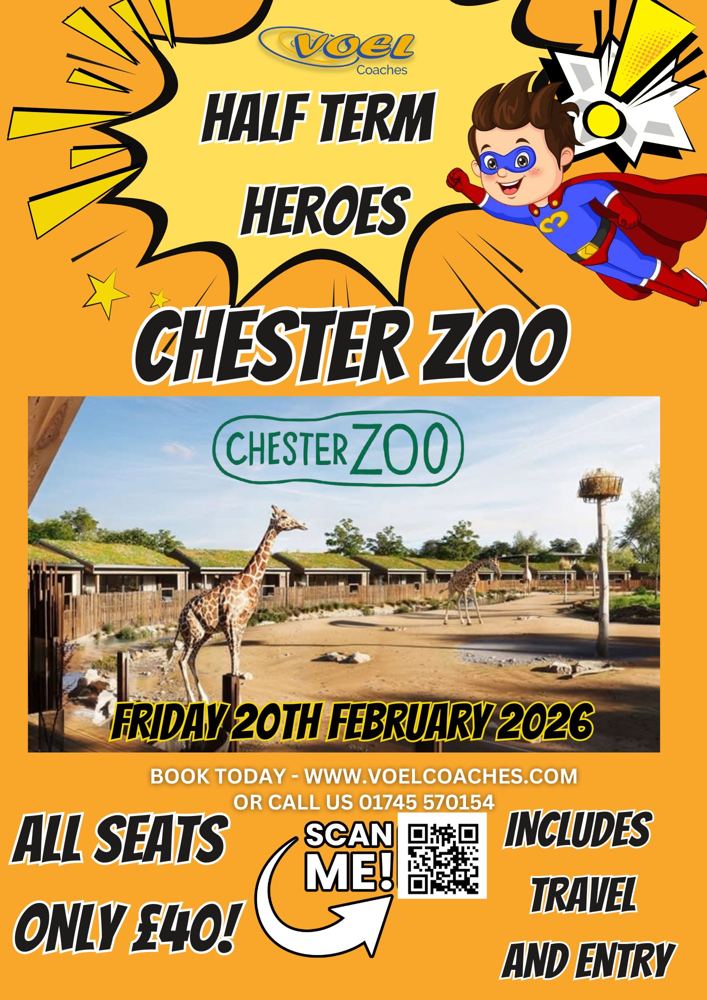 HALF TERM HEROES - Chester Zoo 