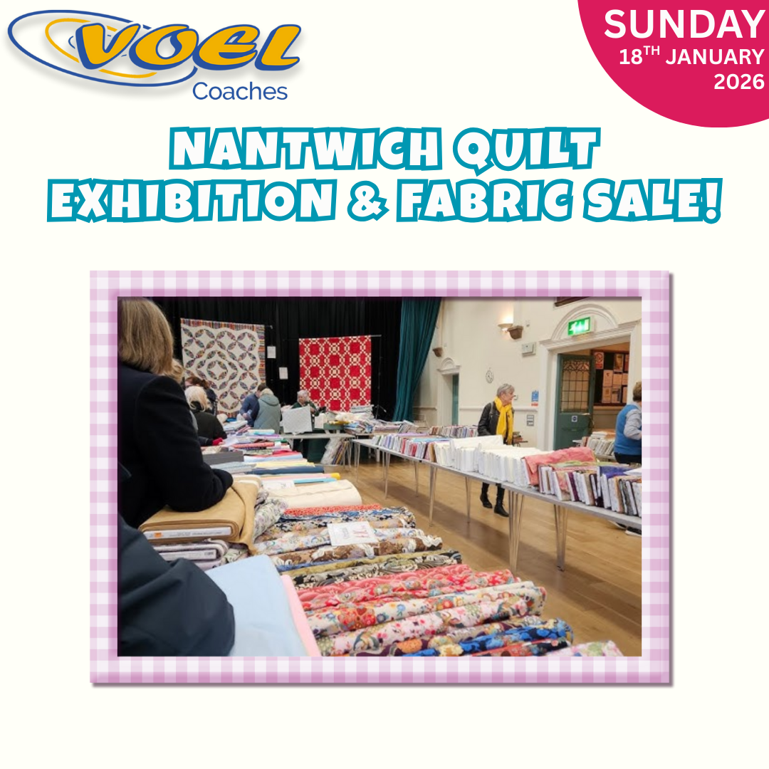 NEW! The Nantwich Quilt Exhibition & Fabric Sale!