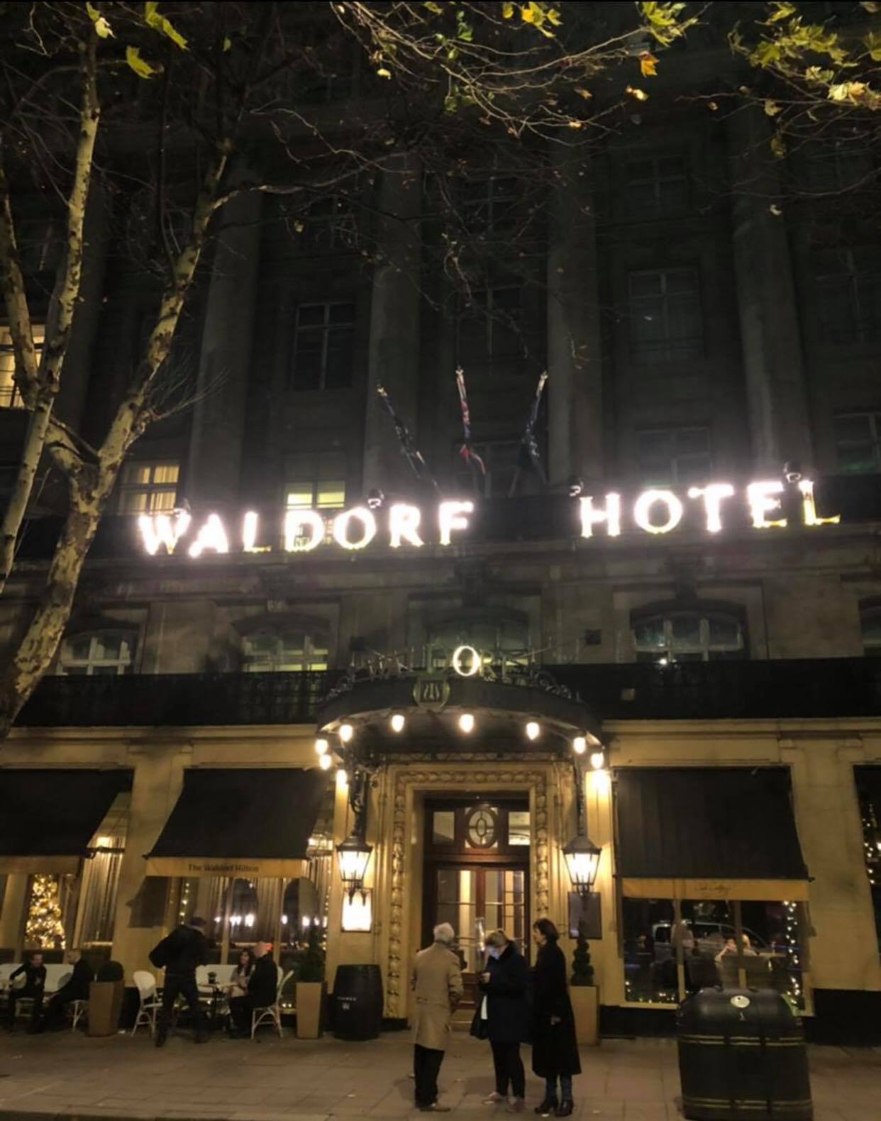 Wake up at the Waldorf 