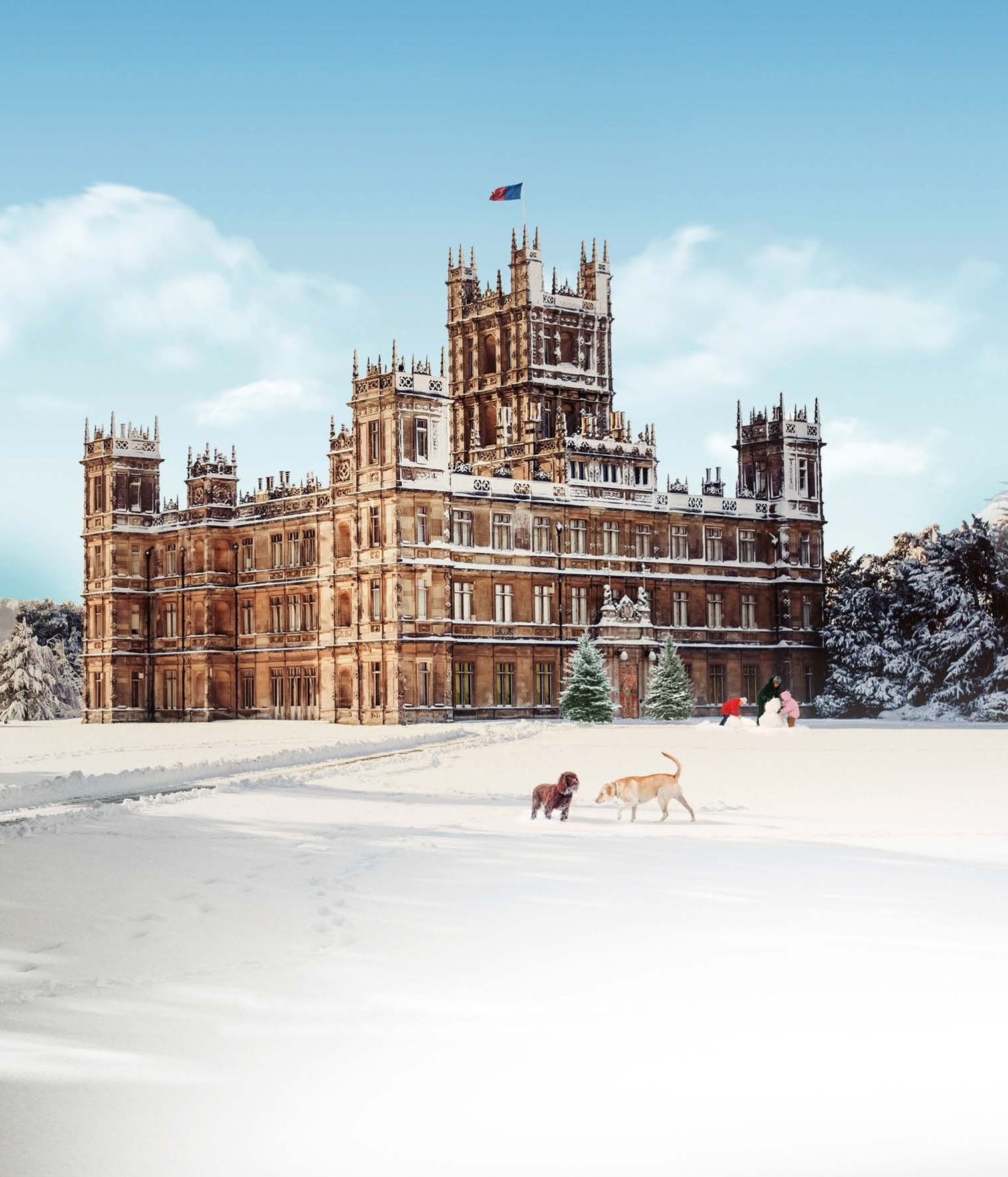 Highclere Castle at Christmas